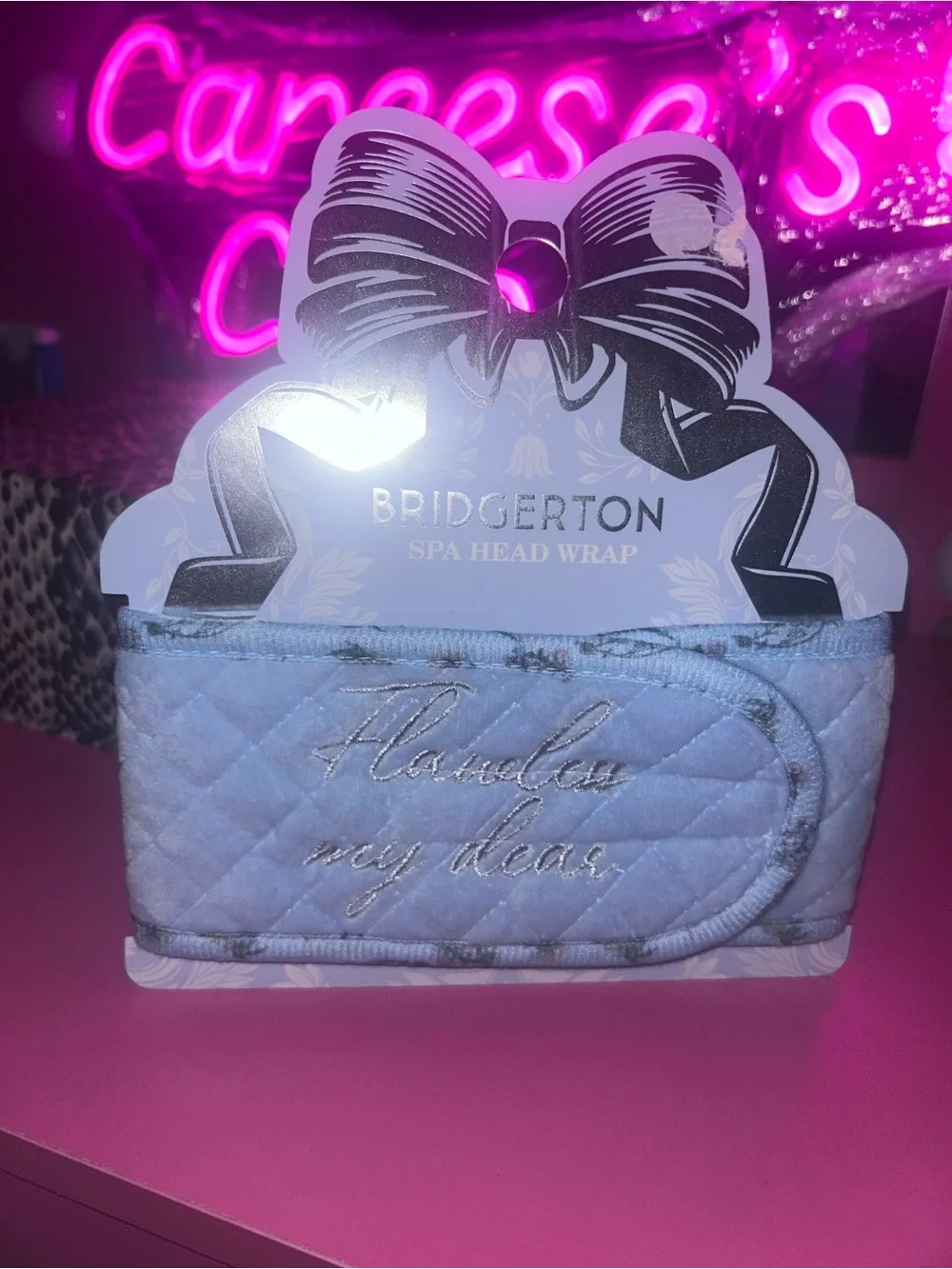 Bridgerton Blue Spa Beauty headband